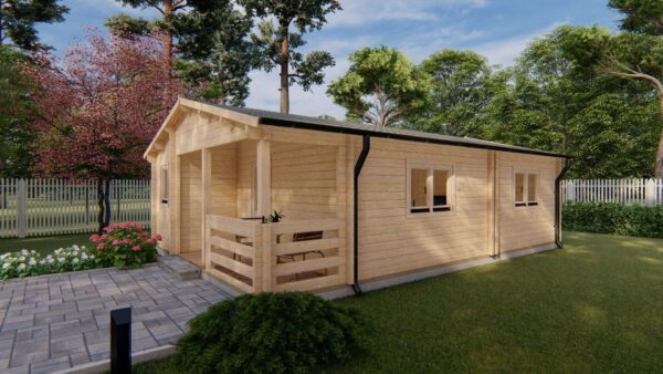 Chalet Gia de  (8 m x 9 m), 72 m², 68 mm – Image 5