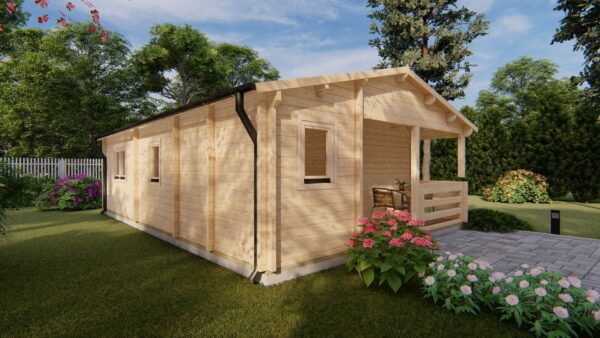 Chalet Gia de  (8 m x 9 m), 72 m², 68 mm – Image 2