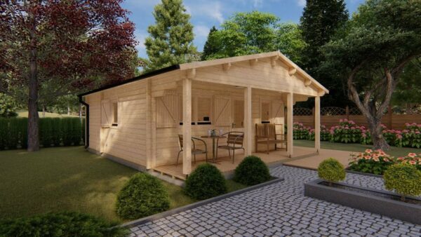 Chalet Lou (6 m x 6 m), 36 m², 68 mm – Image 2