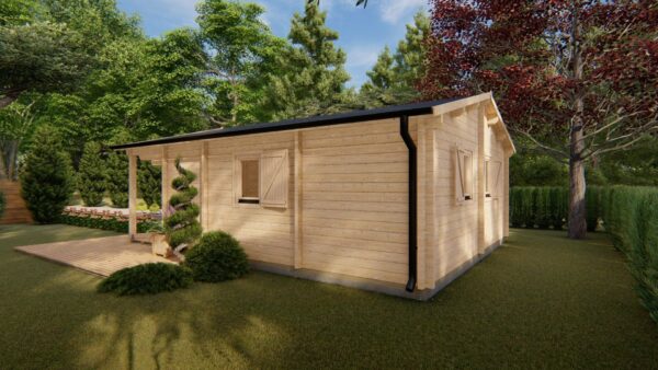 Chalet Lou (6 m x 6 m), 36 m², 68 mm – Image 5
