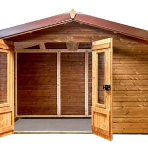 Abri THE32F24.02 -Sans Plancher-En THT- Panneaux 19mm- 3.16 x 2.40m-7.58m²