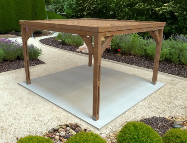 Pergola THO3939TF en THT-En Bois Thermo Chauffé-15.20m – Image 2