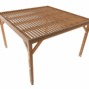 Pergola THO3939TF en THT-En Bois Thermo Chauffé-15.20m