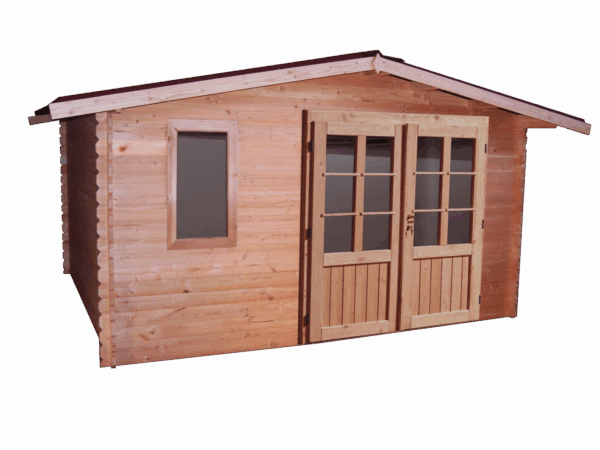 Abri DHA4030.02T-En Douglas-Madriers de 28mm-4 x 3m-12m² – Image 3