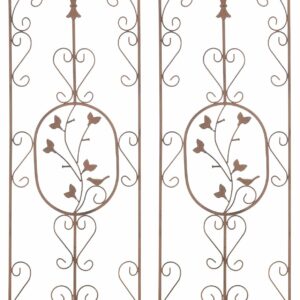 Lot de 2 treillis antiques Burgus Marrons