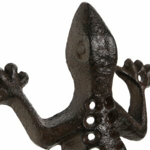DÉCORATION MURALE FER FONTE 25X13X4,5 MARRON FONCÉ