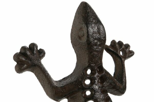 DÉCORATION MURALE FER FONTE 25X13X4,5 MARRON FONCÉ
