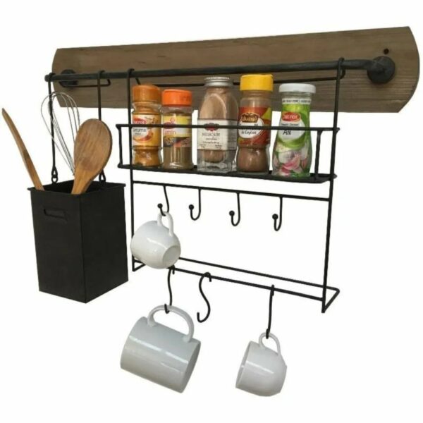 Etagère Murale Rangement Cuisine 60cm – Image 2