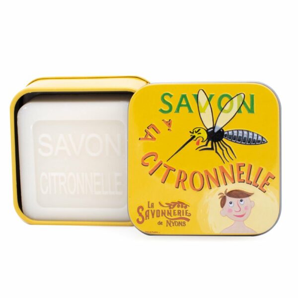 Boîte Métal & Savon A La Citronnelle 100g