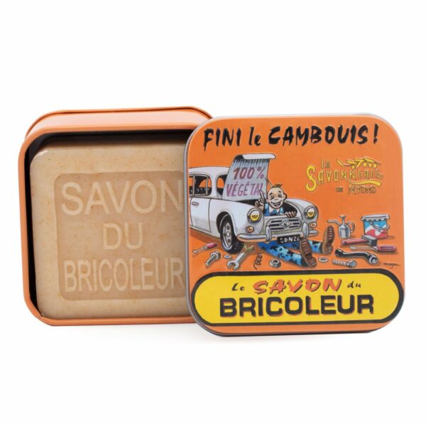 Boîte Métal & Savon du Bricoleur 100g – Image 2