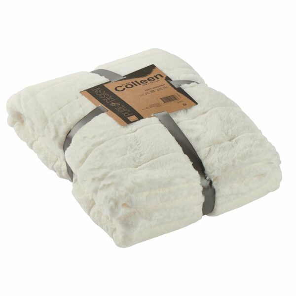 Plaid écru Colleen large bandes

Taille : 152×127 cm – Image 2