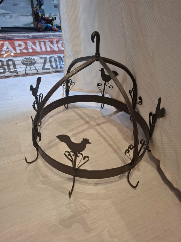 suspension porte jambon en fer forge – Image 2