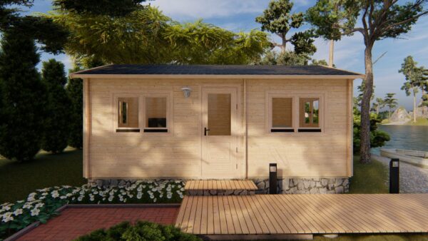 Chalet Marie de 21 m2 en madriers de 44mm – Image 3