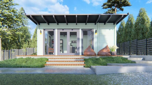Chalet bois Lille 18m² habitable (44mm) – Image 3