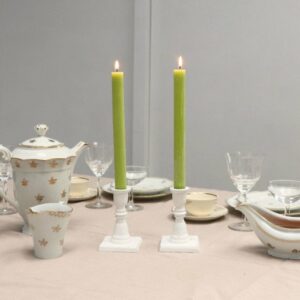 Set de 4 bougies verte