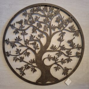 arbres de vie en fer marrons 50 cm