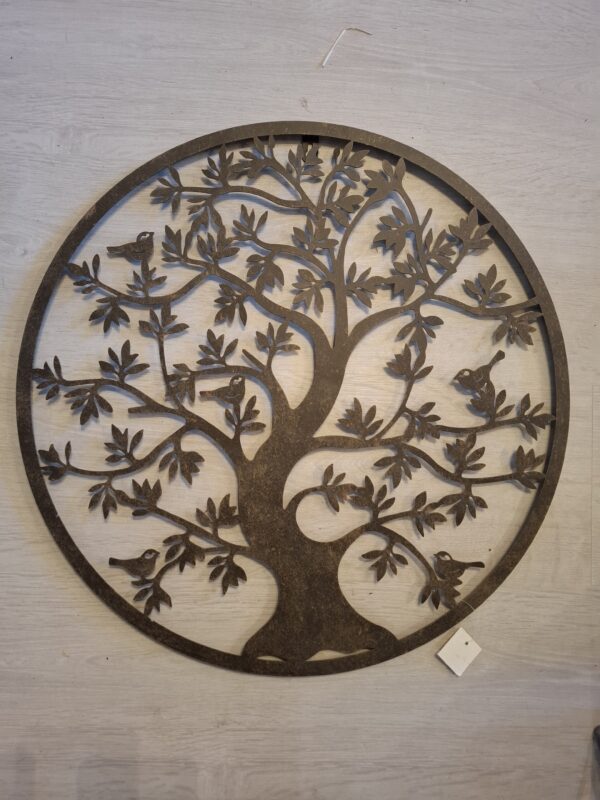 arbres de vie en fer marrons 50 cm