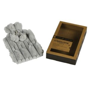 Bouillotte grise en caoutchouc naturel