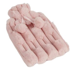 Bouillotte rose en caoutchouc naturel