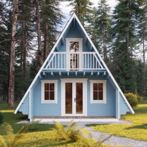 Tipi Standard Memphis – 56m² avec l’étage avec couverture en bitumée