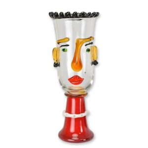 vase en verre style murano 55 cm
