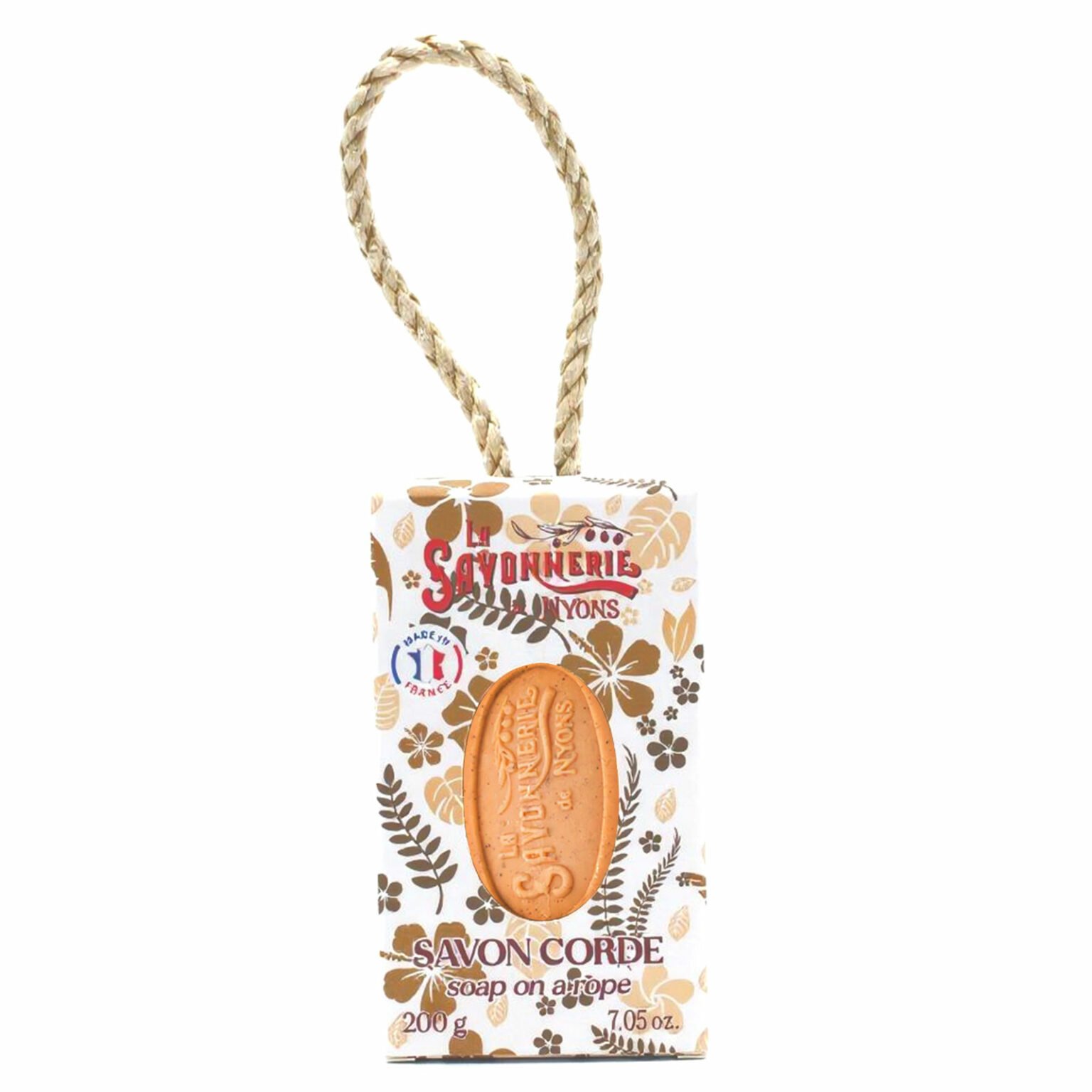 Savon Exfoliant Corde Noyaux d’Abricot (200g) – Image 2