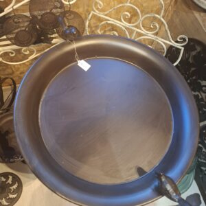 Grand bains d'oiseau marron en metal 70 cm