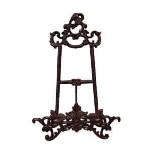 Support pour livre en fonte marron dimensions : 23 x 38 cm