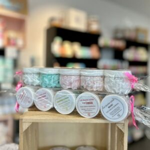 Lot de 5 minis gels douche solides