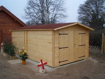 DO3554N - Garage 20.98m² bois naturel